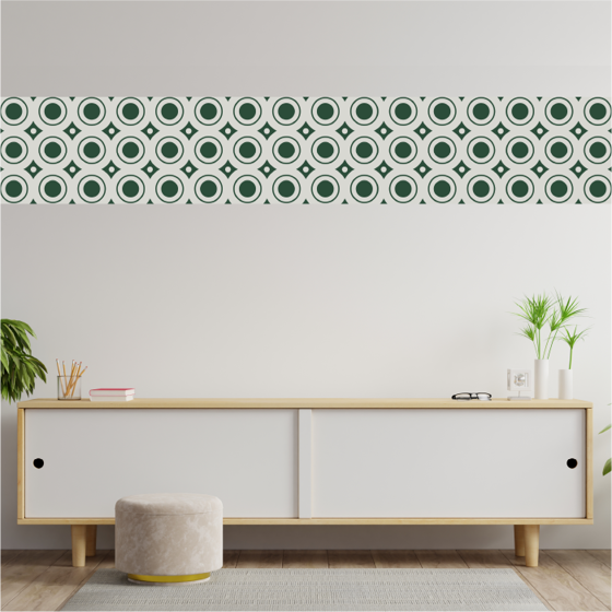 Picture of Cenefa Decorativa | Dots verde