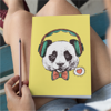 Picture of Libreta | Panda hipster