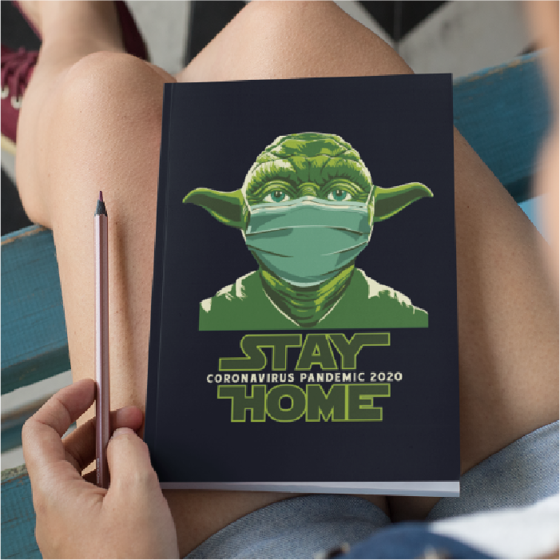 Picture of Libreta | Stay home Yoda