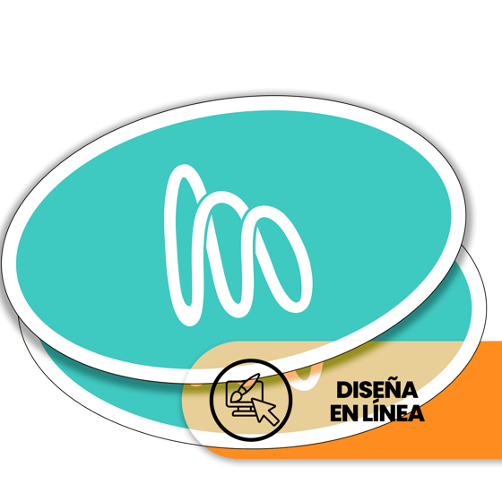 Foto de Stickers con Corte ovalado