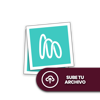 Stickers personalizados con corte cuadrado e impresión a color, listos para despegar