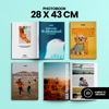 Diseña y compra tu álbum fotográfico 28x43 cm con materiales premium, colores vibrantes y entrega rápida. Perfecto para eventos y fotografía profesional.